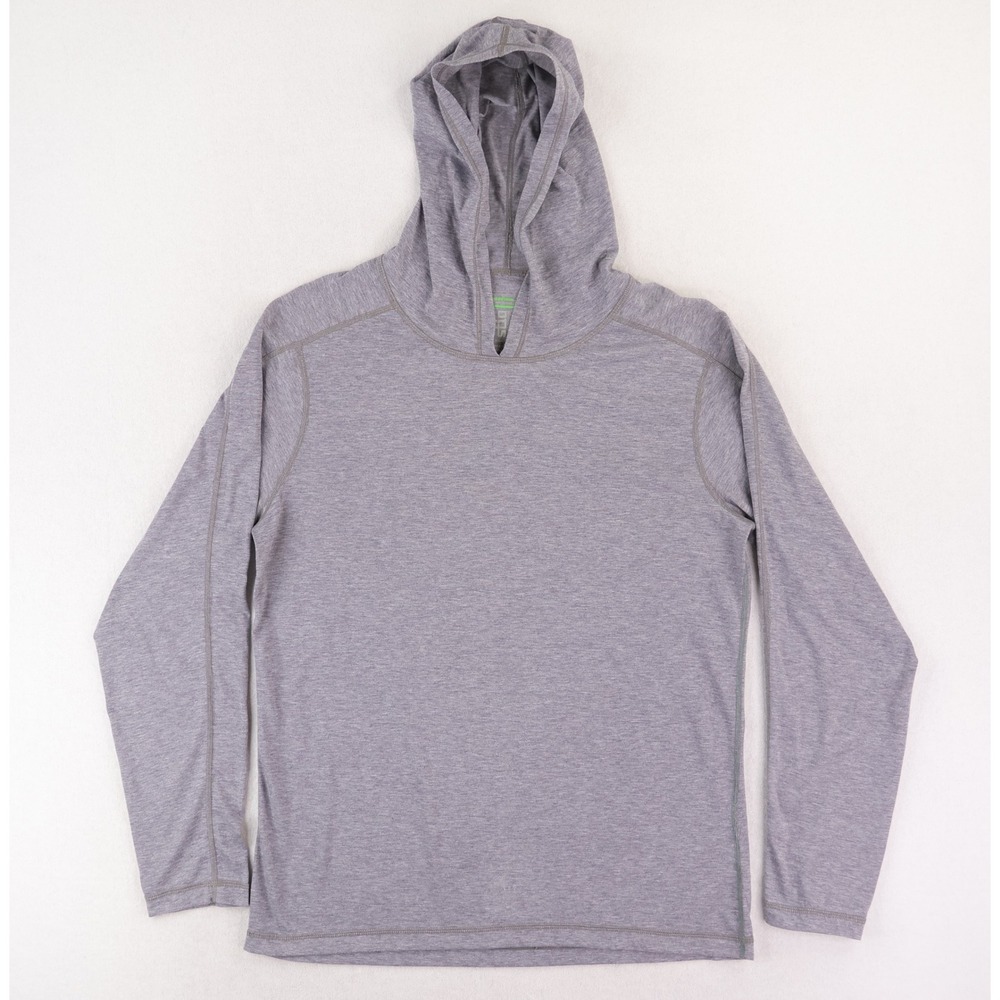 Stio Lightweight Hoodie Mens Medium M Grey Long Sleeve Style 2376 Pullover